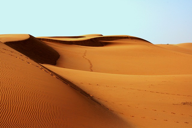 poušť v Africe